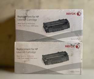 XEROX Black Tone Replacement For HP Printers - Lot Of 2