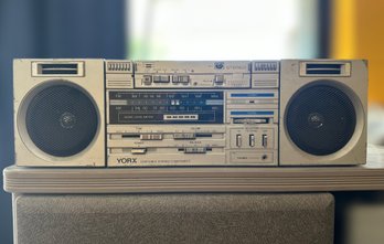 Vintage Yorx BP-04R Portable Stereo Boombox