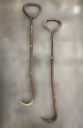 Vintage Early 20th Century 25' Bale Hooks  - Lot Of 2