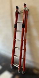 Werner 7ft Extendable Ladder With 375 Lb Load Capacity- Extends To 11.6ft