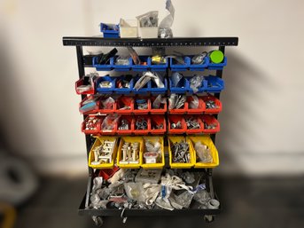 Portable Double Sided 5 Rack Tool Storage Caddy With All Tools And Accessories Included