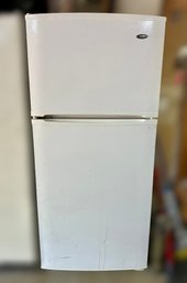 White Amana Model ATB1830AR Fridge With Top Freezer