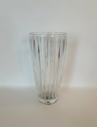 Vintage Clear Tall Floral Vase