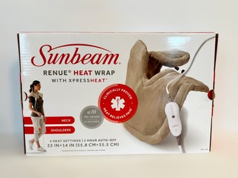 Sunbeam Electric Renue Heat Wrap With Express Heat And Adjustable Settings