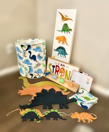 Extensive Collection Of Dinosaur Room Decor, Clothing Accent Basket And More