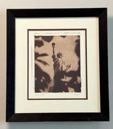 Stunning Statue Of Liberty Print Signed By Michael Breyar