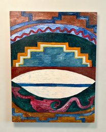 Original Sante Fe Style UFO Painting