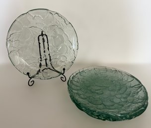 Vintage Indiana Glass Madeira Plate Collection - Lot Of  4