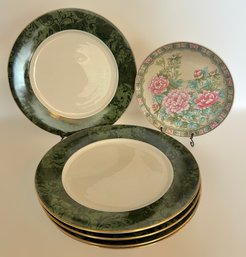 Vintage Lofton China Ancient Elements Plate And Sakura Juliana Dinner Plates And Salad Plates