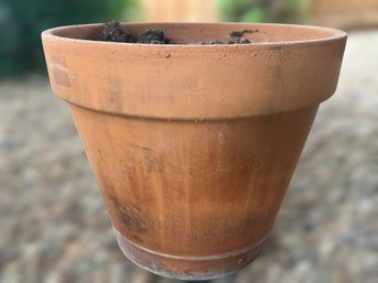 Large Terra Cotta Garden Pot With Soil 3 Of 4