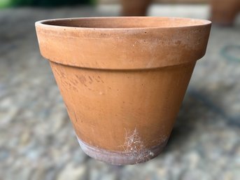 Large Terra Cotta Garden Pot With Soil 1 Of 4