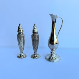 Tarnish Resistant Bud Vase And La France Salt And Pepper Shakers