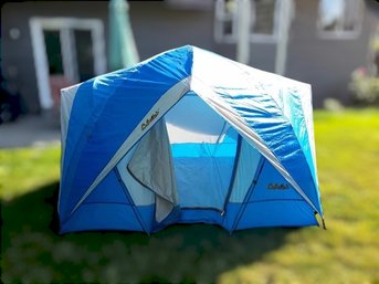 Blue Cabelas  Single Room Tent Witheindows And Carry Bag