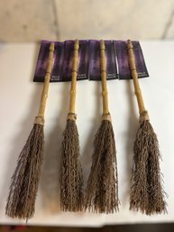 Spirit Halloween Witches Brooms - Set Of 4