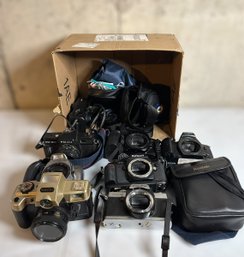 Awesome Collection Of Various Cameras - Nikon, Cannon, Minolta, Kodak