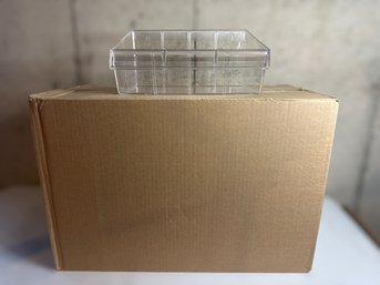 Clear Deep Crystal Storage Bins - 84 Units In Total