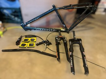 Cannondale Adventure 400 Frame, Rock Shox Forks, Break Pads, Handlebars & More