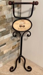 Beautiful Vintage Wrought Iron Toilet Paper Holder