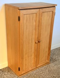 Beautiful Solid Wood Cabinet With Wood Shelves