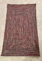 Beautiful Red Crochet Knitted Area Rug