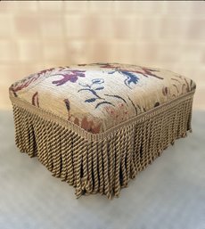 Beautiful Vintage Traditional Fringe Foot Rest