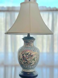 Classic Vintage Decorative Lamp With An Ivory Shade