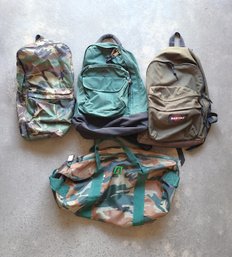 Sporting Assortment Of Backpacks - Lot Of 4