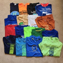 Athletic Collection Of Men's T-shirts- Lot Of 17