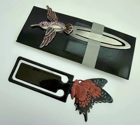 Beautiful Set Of Hummingbird And Butterfly Book Markers