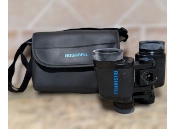 Black Brushnell Sport Binoculars With Carrying Case