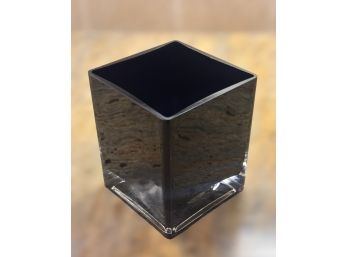Modern Black Square Decorative Vase