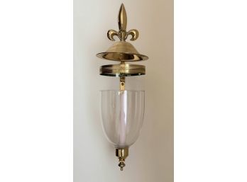 Exquisite Mid Century Brass Candle Sconce