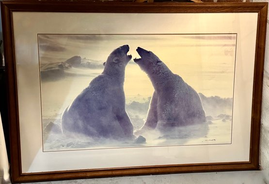 Thomas Mangelsen Photograph Of Wind Song Polar Bears