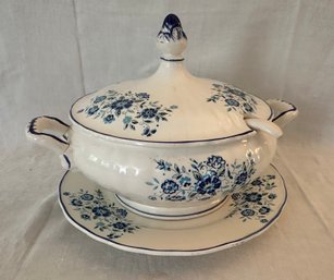 Covered Tureen With With Ladle