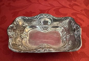 Sterling Silver Ornate Small Dish