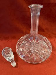 Crystal Wine Carafe W/stopper