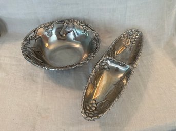 Lot Of Two Arthur Court Serving Dishes