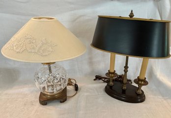 Lot Of Two Table Lamps