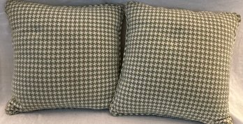 Two Houndstooth Pillows