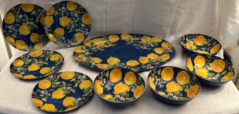 Lot Of 9 Melamine Table Ware
