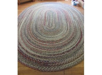 Highland Bloom Wool Braided Rug  12' X 9'