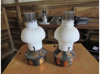 2 Kerosene Lamps