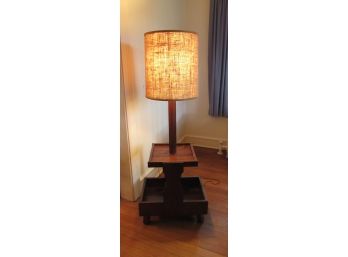 Wooden Lamp End Table