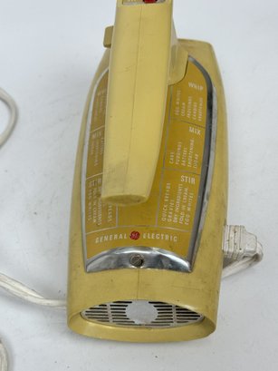 Retro General Electric Hand Mixer  Mid-Century Modern Kitchen Appliance
