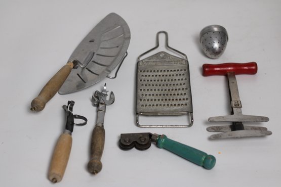 Vintage Kitchen Utensil Set  Early 20th Century Cooking Tools