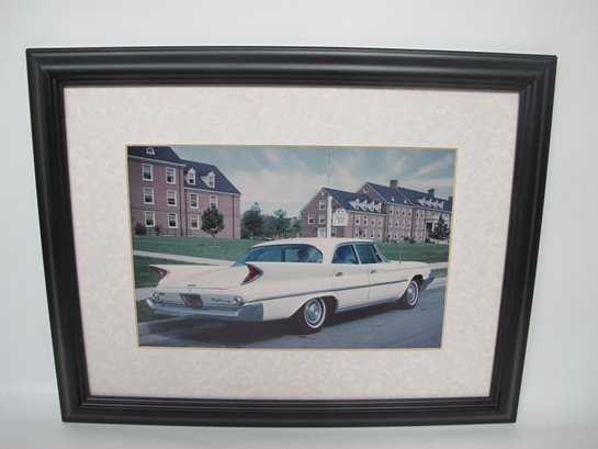 Framed Vintage Car Artwork - Classic 1950s Chrysler Windsor Print
