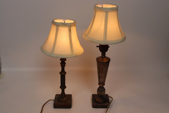Pair Of Antique Art Deco Style Table Lamps