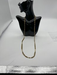 Golden Layered Chain Necklace  Subtle Elegance