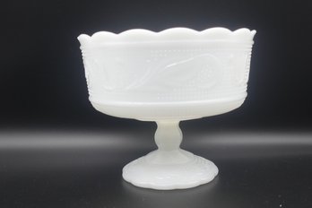 Milk Glass Compote Eo Brody M6000 Milk Glass