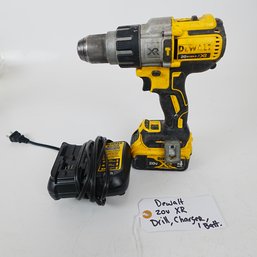 DeWalt 20V XR Cordless Drill - Includes Charger And Battery, Fully Tested & Working